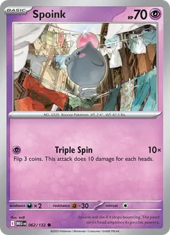 Spoink, Mega Evolution, no. 062