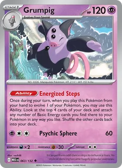 Grumpig, Mega Evolution, no. 063