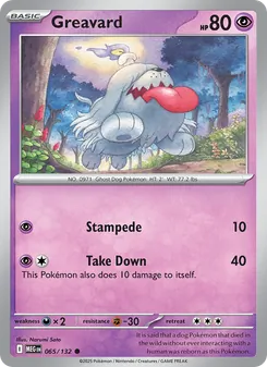 Greavard, Mega Evolution, no. 065