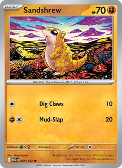 Sandshrew, Mega Evolution, no. 068