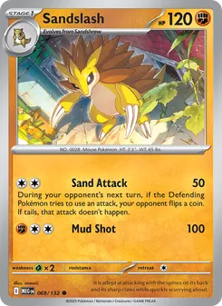 Sandslash, Mega Evolution, no. 069