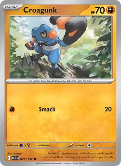 Croagunk, Mega Evolution, no. 078