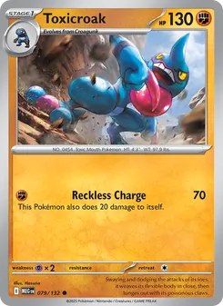 Toxicroak, Mega Evolution, no. 079