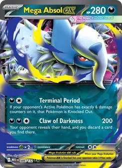 Mega Absol ex, Mega Evolution, no. 086