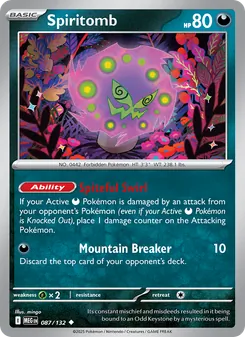 Spiritomb, Mega Evolution, no. 087