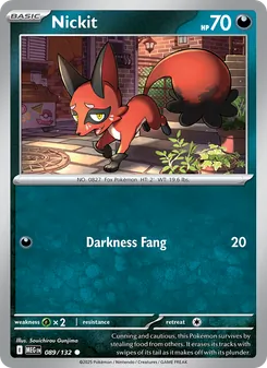 Nickit, Mega Evolution, no. 089