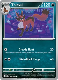 Thievul, Mega Evolution, no. 090