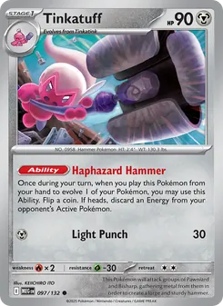 Tinkatuff, Mega Evolution, no. 097