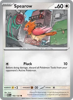 Spearow, Mega Evolution, no. 102