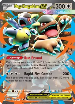 Mega Kangaskhan ex, Mega Evolution, no. 104