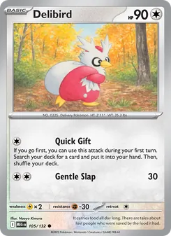 Delibird, Mega Evolution, no. 105