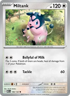 Miltank, Mega Evolution, no. 106
