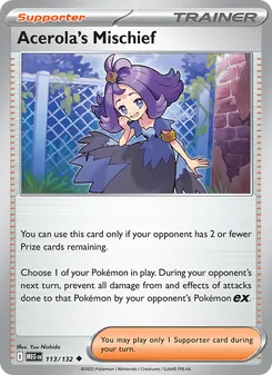 Acerola's Mischief, Mega Evolution, no. 113