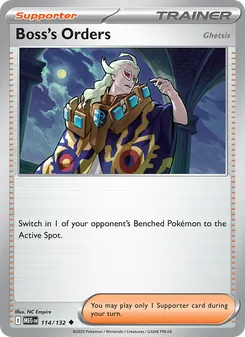 Boss's Orders, Mega Evolution, no. 114