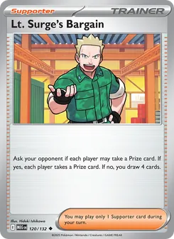 Lt. Surge's Bargain, Mega Evolution, no. 120