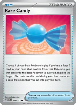 Rare Candy, Mega Evolution, no. 125