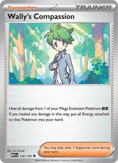 Wally's Compassion, Mega Evolution, no. 132
