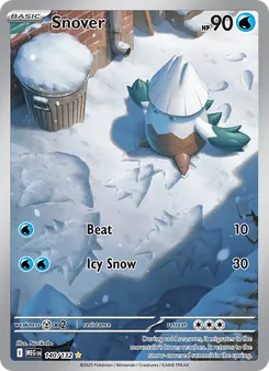 Snover, Mega Evolution, no. 140