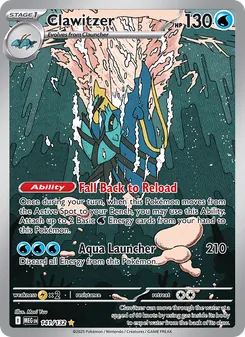 Clawitzer, Mega Evolution, no. 141
