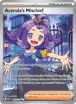 Acerola's Mischief, Mega Evolution, no. 165
