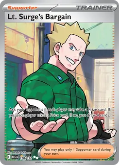 Lt. Surge's Bargain, Mega Evolution, no. 170