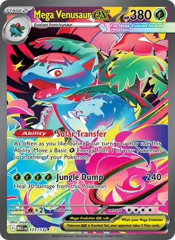 Mega Venusaur ex, Mega Evolution, no. 177