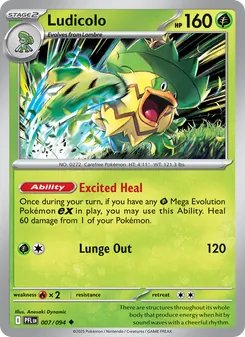 Ludicolo, Phantasmal Flames, no. 007