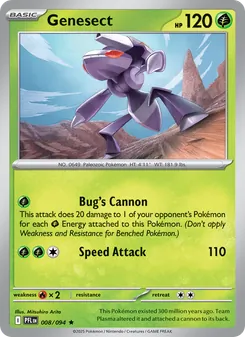 Genesect, Phantasmal Flames, no. 008