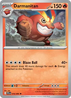 Darmanitan, Phantasmal Flames, no. 016