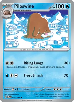 Piloswine, Phantasmal Flames, no. 024