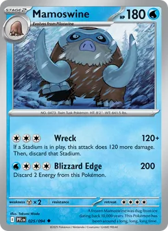 Mamoswine, Phantasmal Flames, no. 025