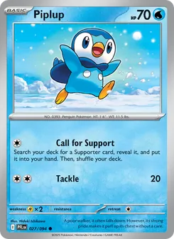 Piplup, Phantasmal Flames, no. 027