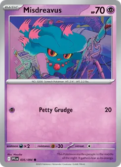 Misdreavus, Phantasmal Flames, no. 035