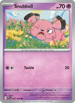 Snubbull, Phantasmal Flames, no. 037
