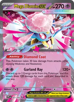 Mega Diancie ex, Phantasmal Flames, no. 041
