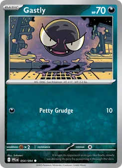 Gastly, Phantasmal Flames, no. 054