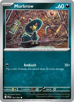 Murkrow, Phantasmal Flames, no. 057