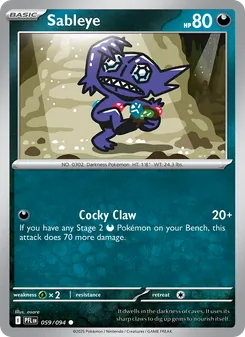 Sableye, Phantasmal Flames, no. 059