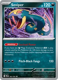 Seviper, Phantasmal Flames, no. 062