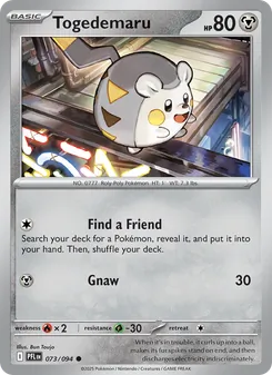 Togedemaru, Phantasmal Flames, no. 073