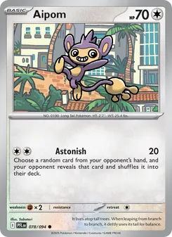 Aipom, Phantasmal Flames, no. 078
