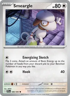 Smeargle, Phantasmal Flames, no. 080