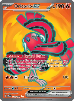Oricorio ex, Phantasmal Flames, no. 110
