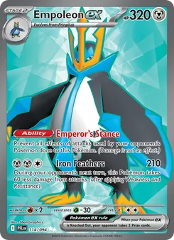 Empoleon ex, Phantasmal Flames, no. 114