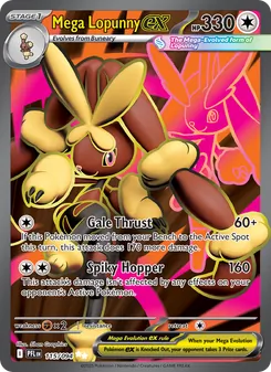 Mega Lopunny ex, Phantasmal Flames, no. 115