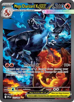 Mega Charizard X ex, Phantasmal Flames, no. 125