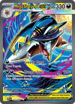 Mega Sharpedo ex, Phantasmal Flames, no. 127