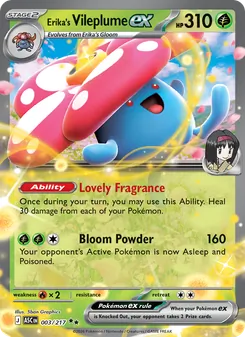 Erika's Vileplume ex, Ascended Heroes, no. 003