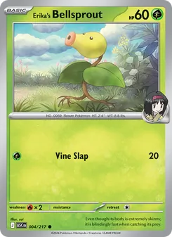 Erika's Bellsprout, Ascended Heroes, no. 004