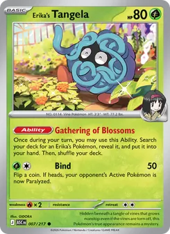 Erika's Tangela, Ascended Heroes, no. 007